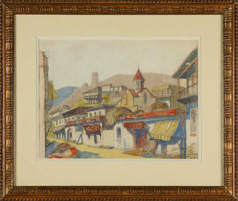 Лансере Евгений Евгеньевич.  Селение в горах